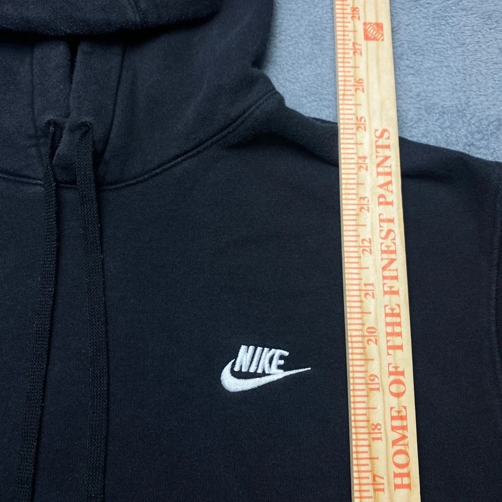 Nike Hoodie Mens XL Sportswear Club Fleece Pullover Hoodie Black BV2654-010